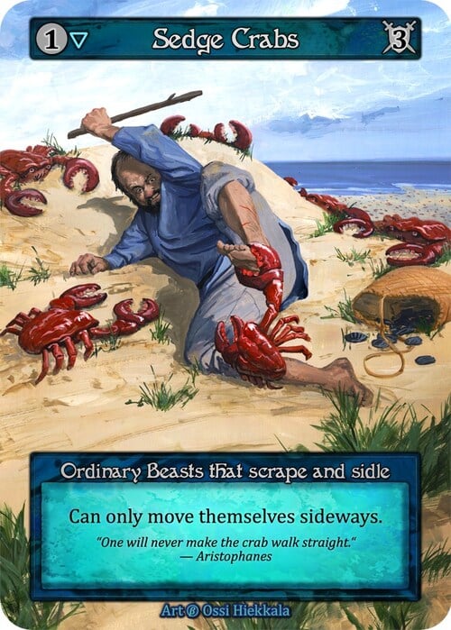 Sedge Crabs Card Front