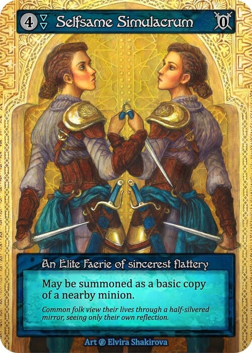 Selfsame Simulacrum Card Front