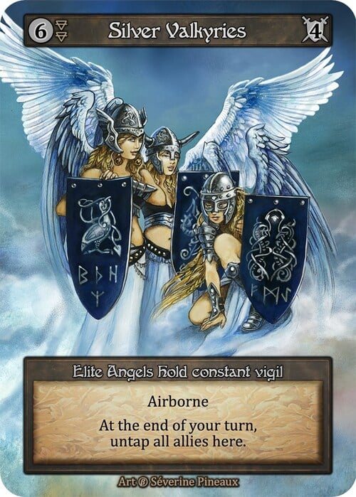 Silver Valkyries Card Front