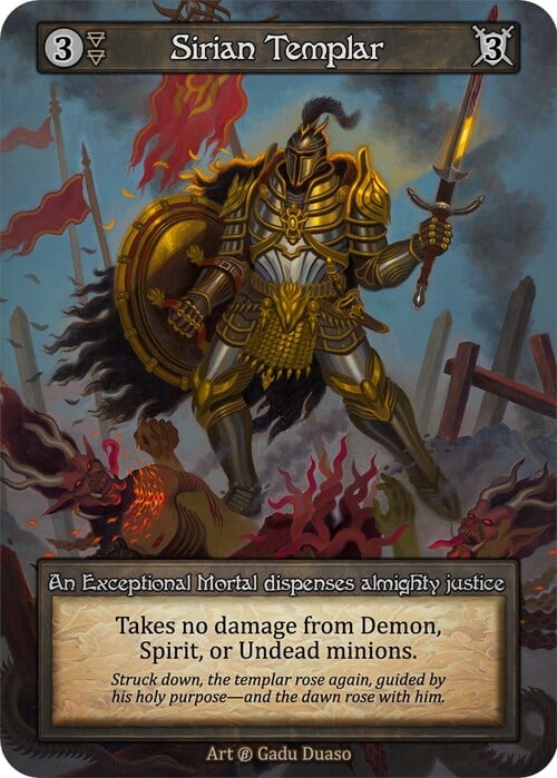 Sirian Templar Card Front