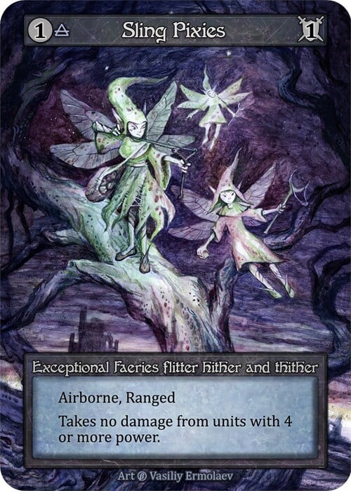 Sling Pixies Card Front
