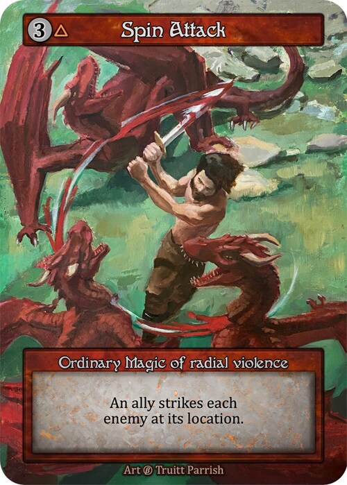 Spin Attack Card Front