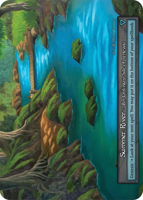 Summer River Card Front