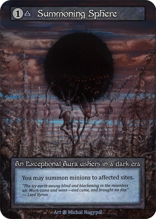 Summoning Sphere Card Front