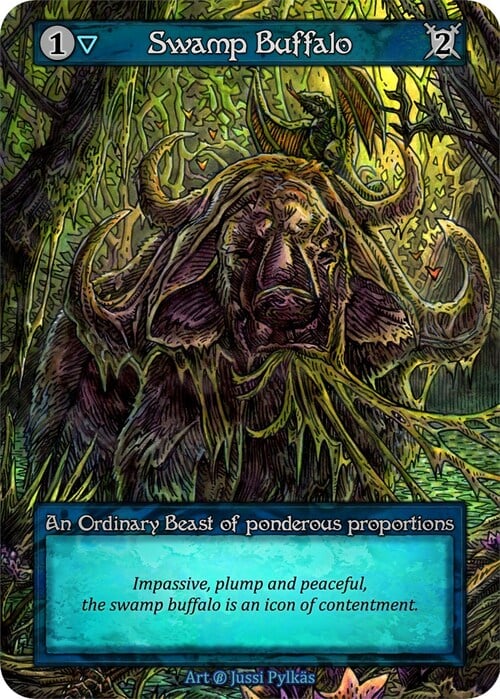 Swamp Buffalo Card Front