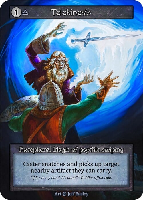 Telekinesis Card Front