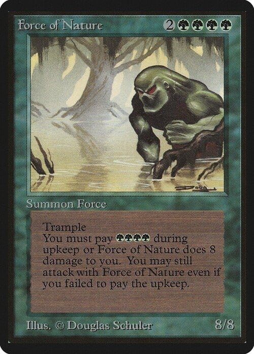 Force of Nature Card Front