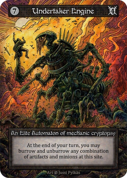 Undertaker Engine Card Front