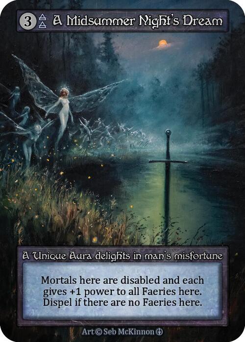 A Midsummer Night's Dream Card Front