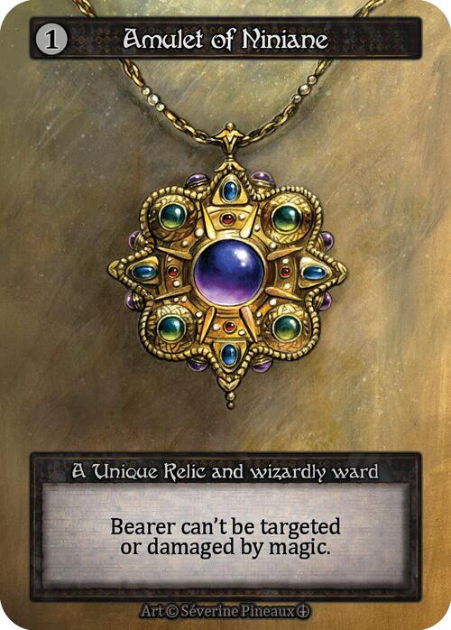Amulet of Niniane Card Front