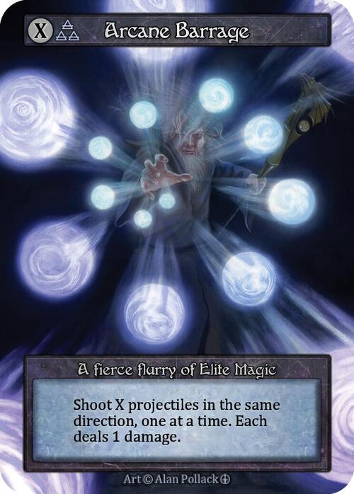 Arcane Barrage Card Front