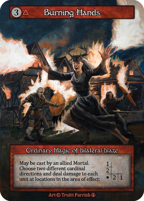 Burning Hands Card Front