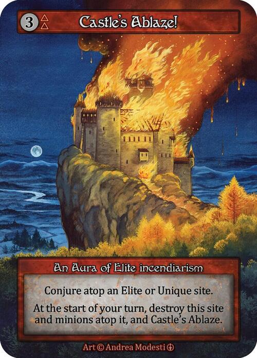 Castle's Ablaze! Frente