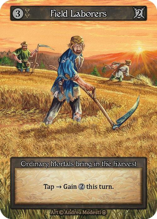 Field Laborers Card Front