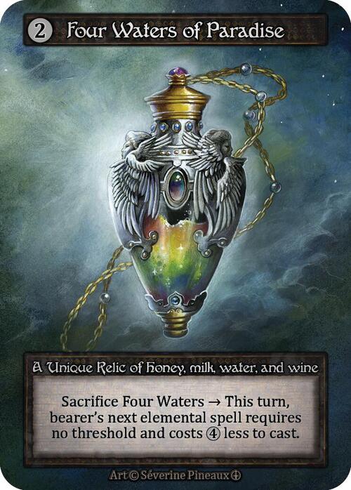 Four Waters of Paradise Card Front