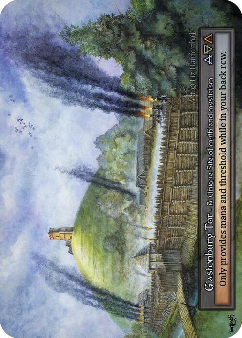 Glastonbury Tor Card Front