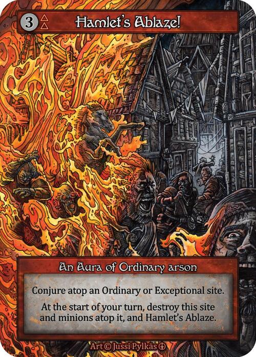 Hamlet's Ablaze! Card Front