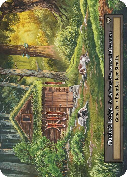 Hunter's Lodge Card Front