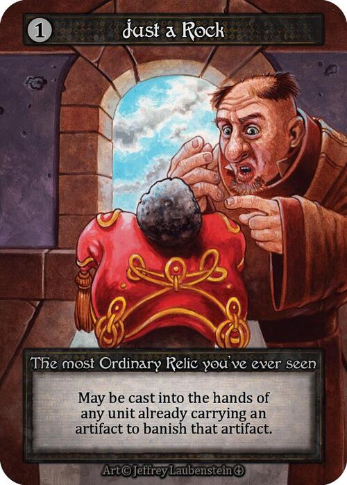 Just a Rock Card Front