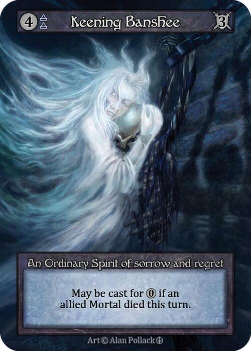 Keening Banshee Card Front