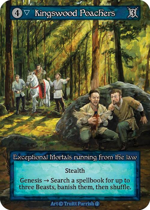 Kingswood Poachers Card Front