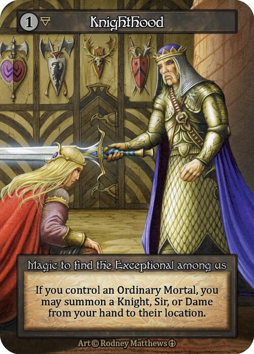 Knighthood Card Front