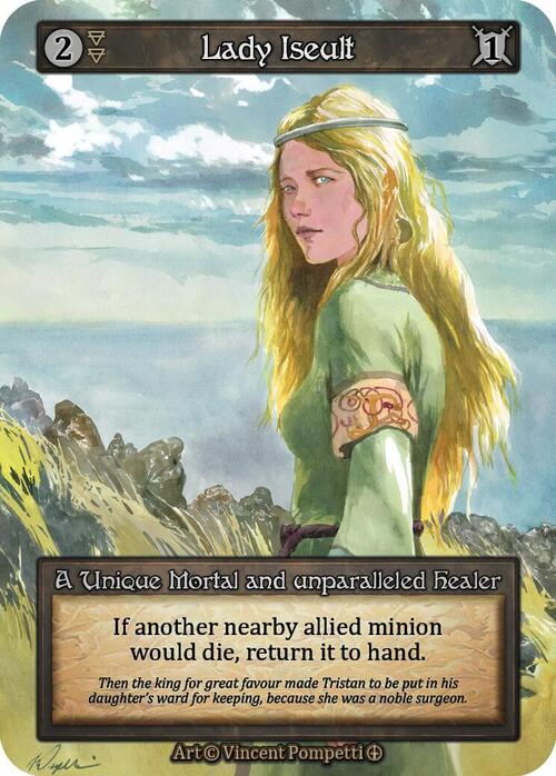 Lady Iseult Card Front