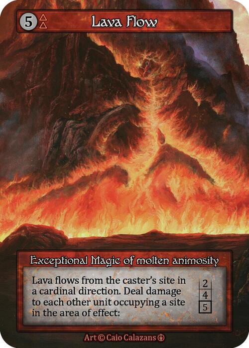 Lava Flow Card Front