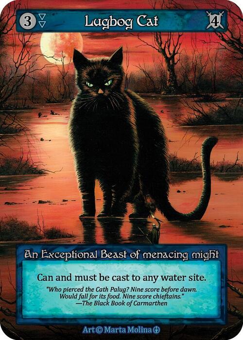 Lugbog Cat Card Front