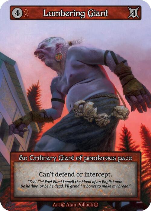 Lumbering Giant Card Front