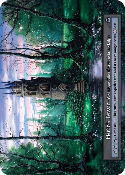 Merlin's Tower Card Front