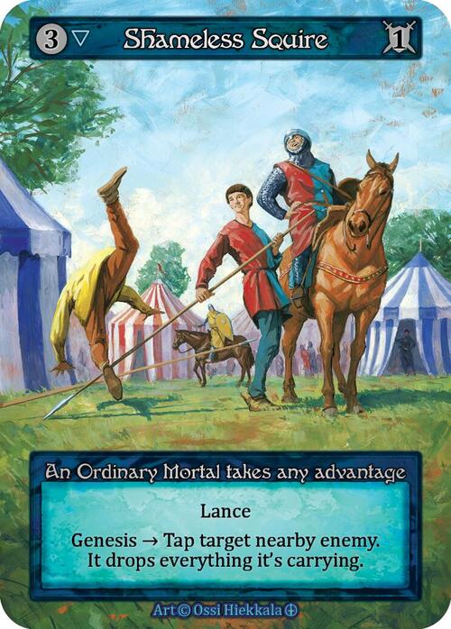 Shameless Squire Card Front