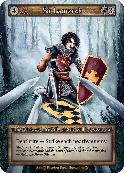 Sir Lamorak Card Front