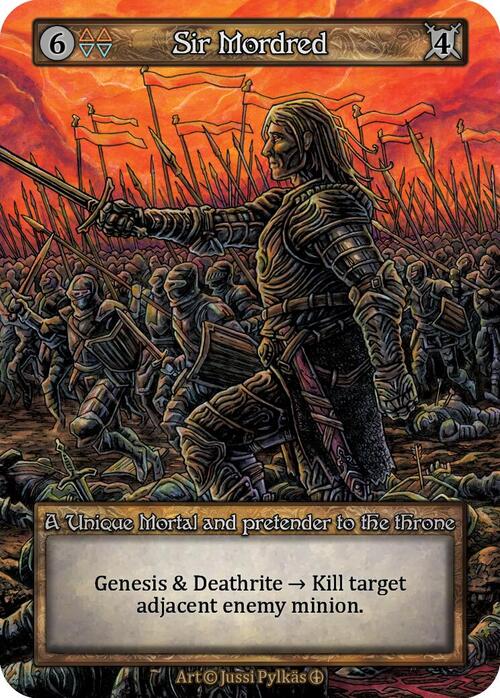 Sir Mordred Card Front