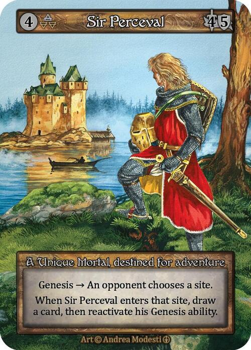 Sir Perceval Card Front