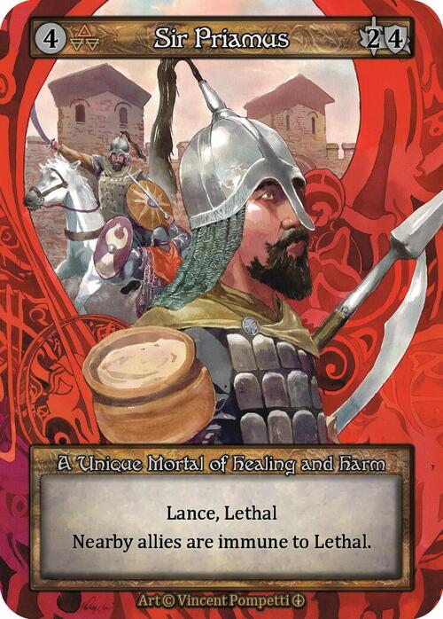 Sir Priamus Card Front