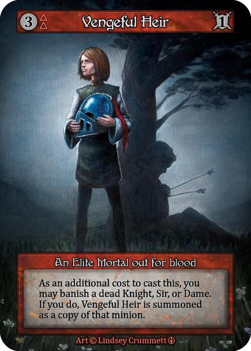 Vengeful Heir Card Front