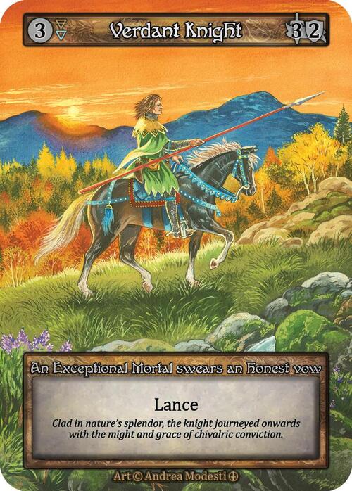 Verdant Knight Card Front