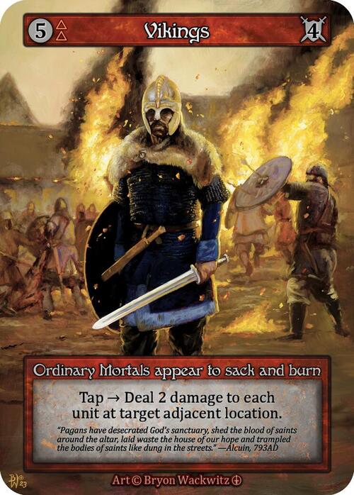 Vikings Card Front
