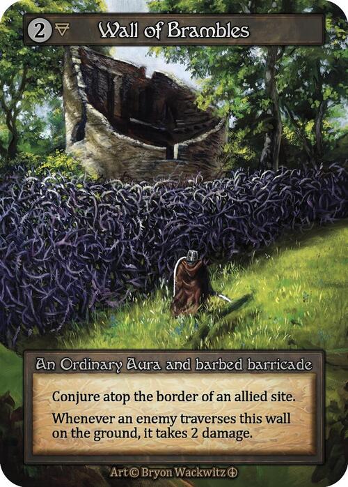Wall of Brambles Card Front
