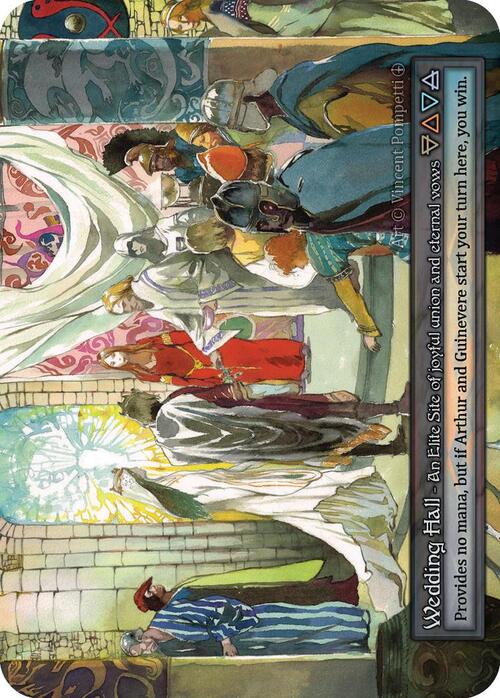 Wedding Hall Card Front