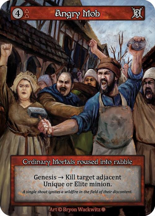 Angry Mob Card Front