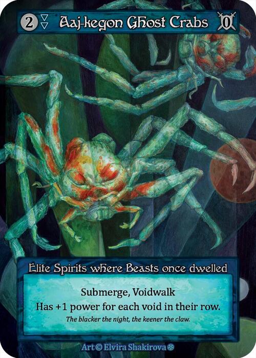 Aaj-kegon Ghost Crabs Card Front
