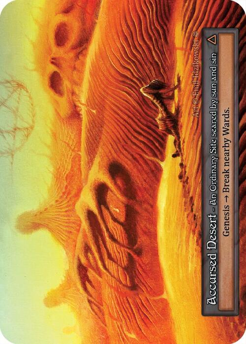 Accursed Desert Card Front