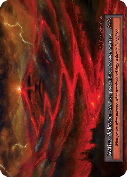 Active Volcano Card Front