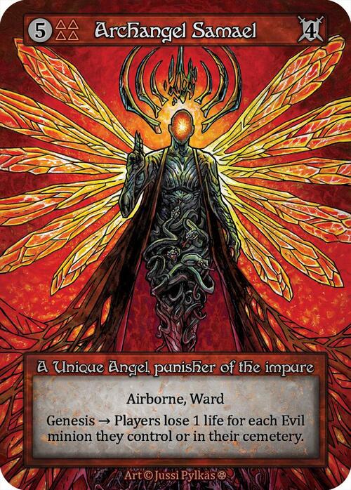 Archangel Samael Card Front
