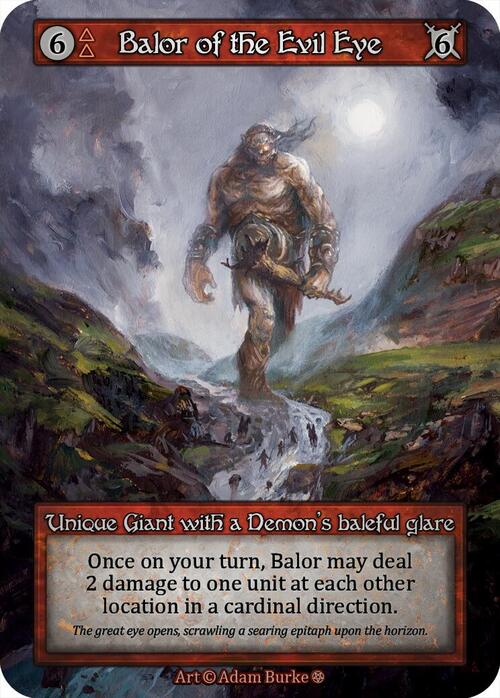 Balor of the Evil Eye Card Front