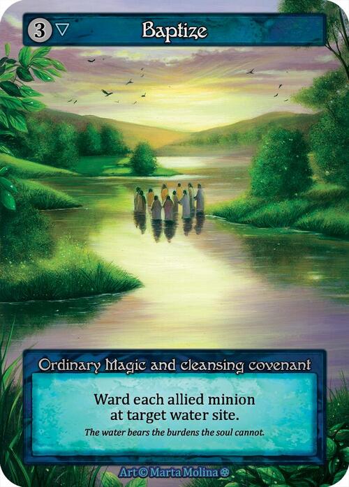 Baptize Card Front