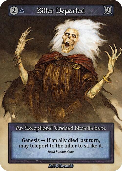 Bitter Departed Card Front