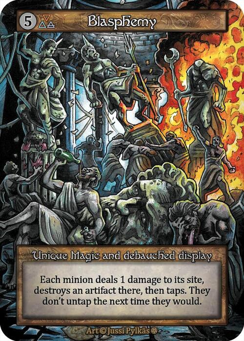 Blasphemy Card Front